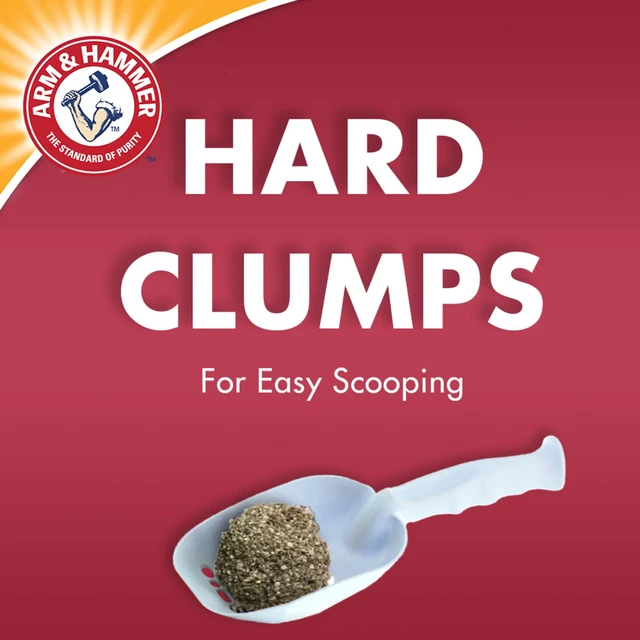 Alt view image 5 of 5 - ARM & HAMMER Double Duty Cat Litter, Advanced Odor Control Clumping, Scented, 20 lbs
