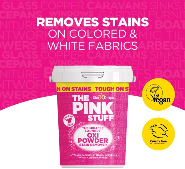 Alt view image 3 of 5 - The Pink Stuff Miracle Laundry Oxi Powder Stain Remover for Colors, 1kg