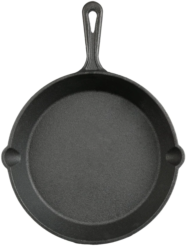 Alt view image 3 of 6 - Ozark Trail 10.5 in Pre-Seasoned Cast Iron Skillet with Handle