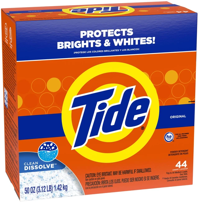 Alt view image 2 of 6 - Tide Powder Laundry Detergent, Original Scent, 50oz, 44 Loads