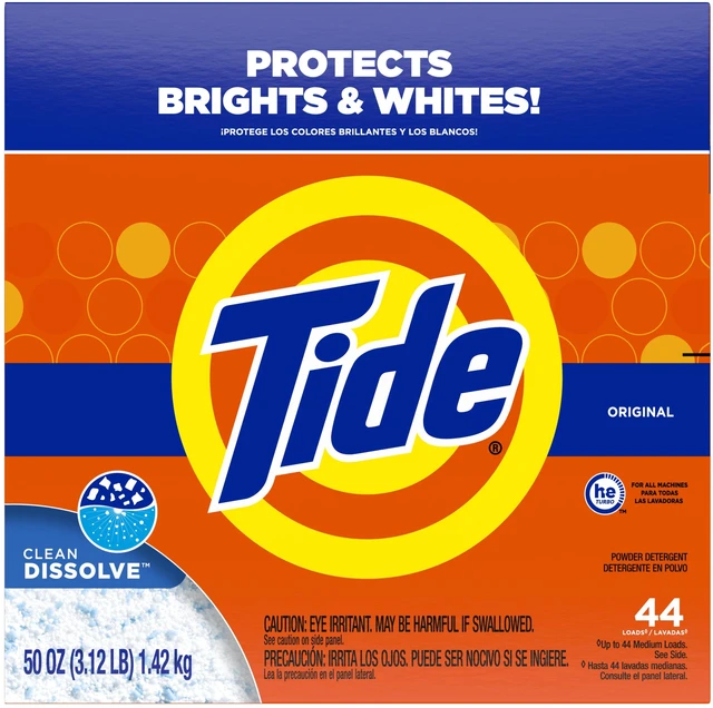 Alt view image 6 of 6 - Tide Powder Laundry Detergent, Original Scent, 50oz, 44 Loads