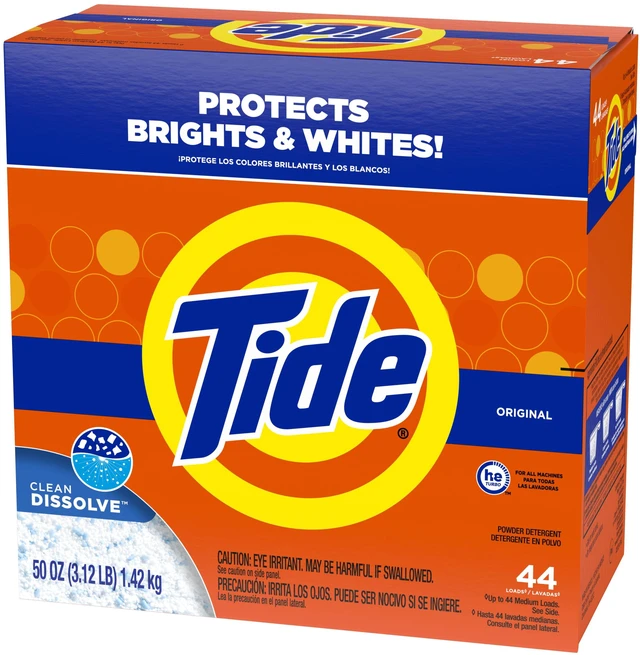 Alt view image 3 of 6 - Tide Powder Laundry Detergent, Original Scent, 50oz, 44 Loads