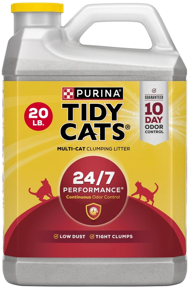 Main image of Purina Tidy Cats 24/7 Performance Clumping Cat Litter, Clean Linen Scent, 20lb Jug