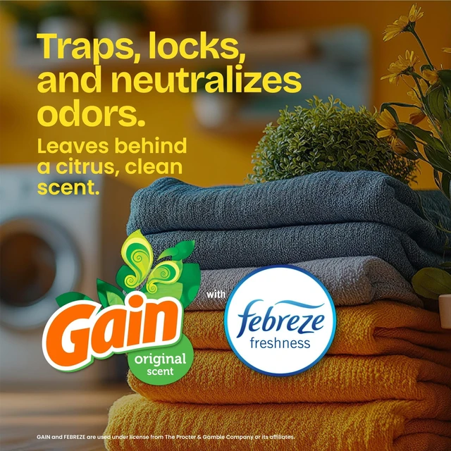 Alt view image 2 of 5 - Glad ForceFlex MaxStrength 13-Gallon Drawstring Tall Trash Bags, Gain Original Scent, 40 Bags