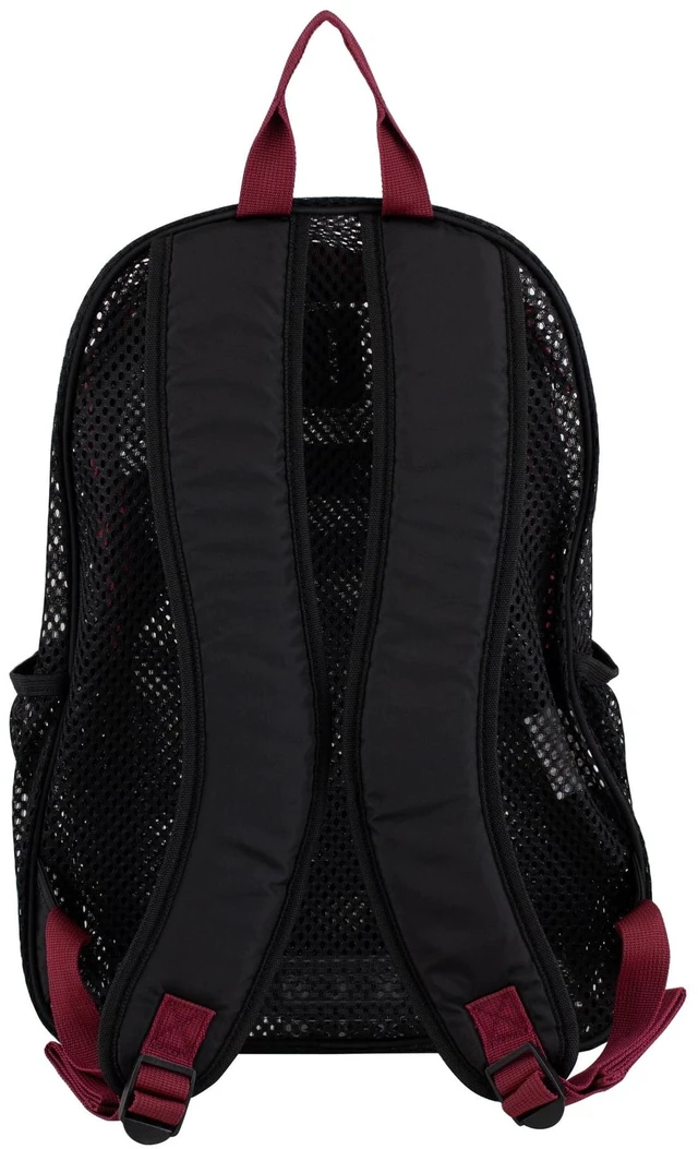Alt view image 6 of 6 - Eastsport Magna Pro Mesh 17" Backpack, Unisex, Black/Tibetan Red