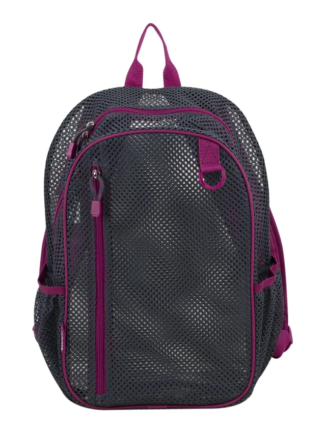 Alt view image 4 of 6 - Eastsport Unisex Active Lifestyle Mesh Backpack, Graphite