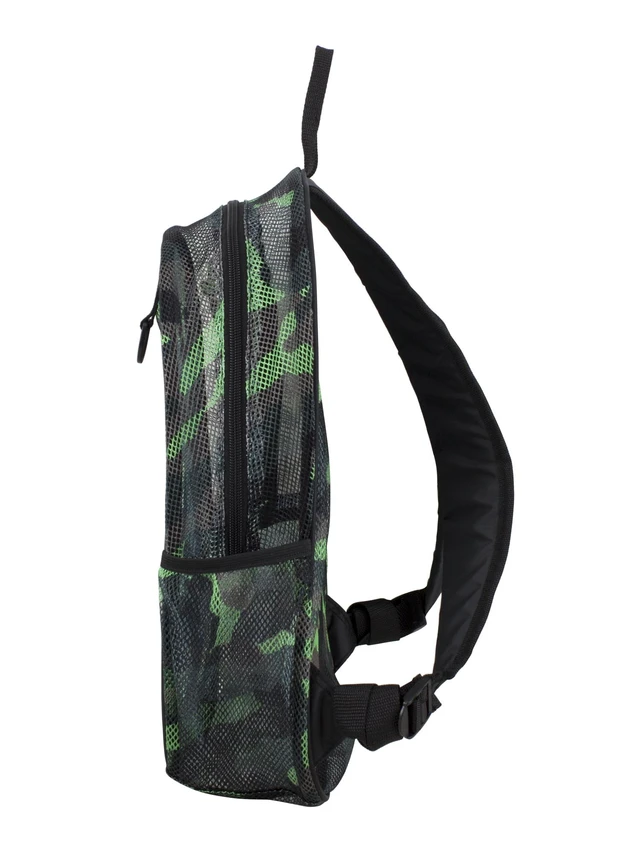 Alt view image 2 of 6 - Eastsport Unisex Active Lifestyle Mesh Backpack, Camo