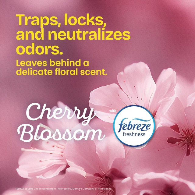 Alt view image 5 of 5 - Glad ForceFlex MaxStrength 13-Gallon Pink Drawstring Tall Kitchen Trash Bags, Febreze Freshness Cherry Blossom Scent, 40 Bags