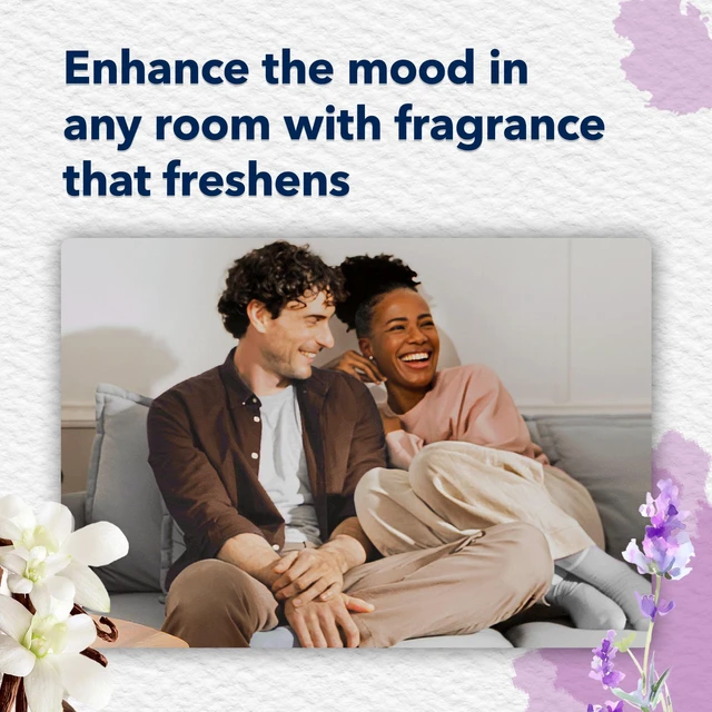 Alt view image 3 of 5 - Glade PlugIns Lavender & Vanilla Scented Oil Refills, 5-Pack, 3.35 fl oz, Essential Oil Infused Wall Plug In Air Freshener