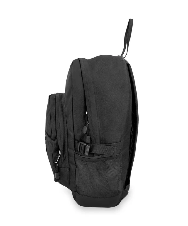 Alt view image 2 of 4 - Everest 19" Unisex Backpack with Dual Mesh Pocket, Black