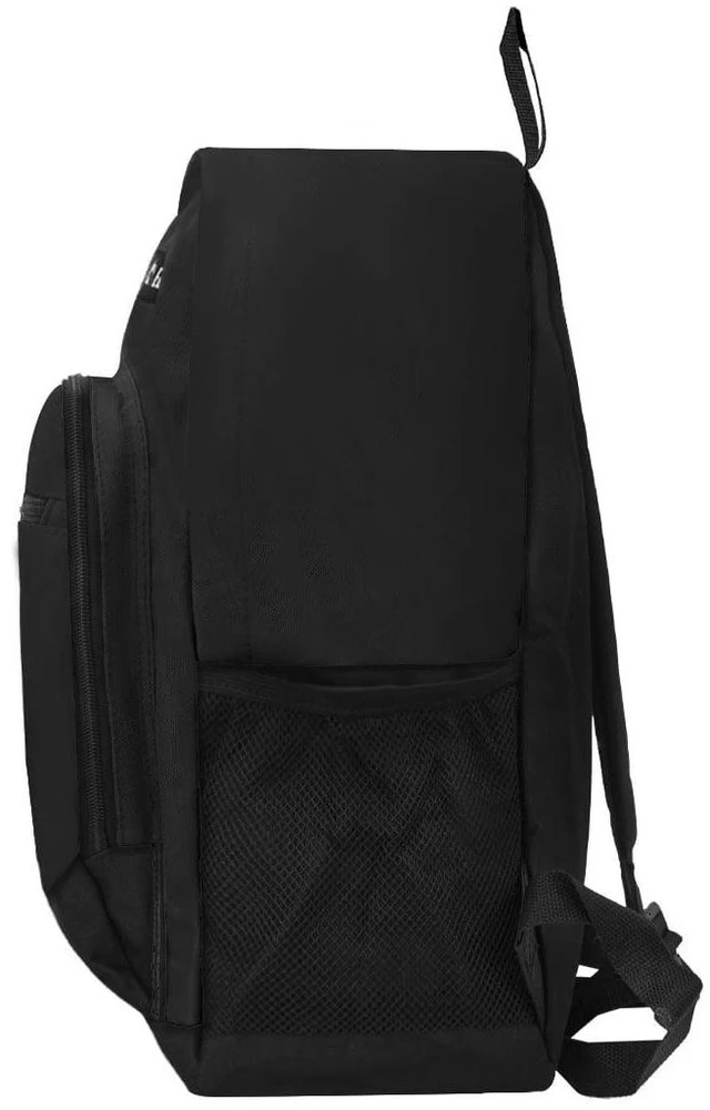 Alt view image 3 of 4 - Everest Unisex Casual Backpack with Side Mesh Pocket, Black