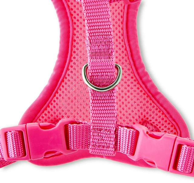 Alt view image 5 of 6 - Vibrant Life Reflective Mesh Adjustable Dog Harness, Pink, Small
