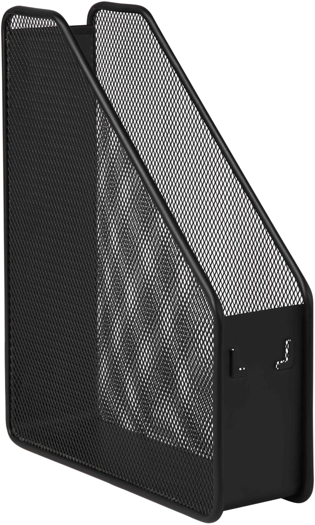 Main image of Pen+Gear Metal Mesh 1-Compartment Magazine File Holder, Black