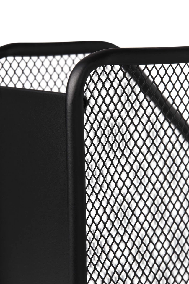 Alt view image 3 of 6 - Pen+Gear Metal Mesh 1-Compartment Magazine File Holder, Black