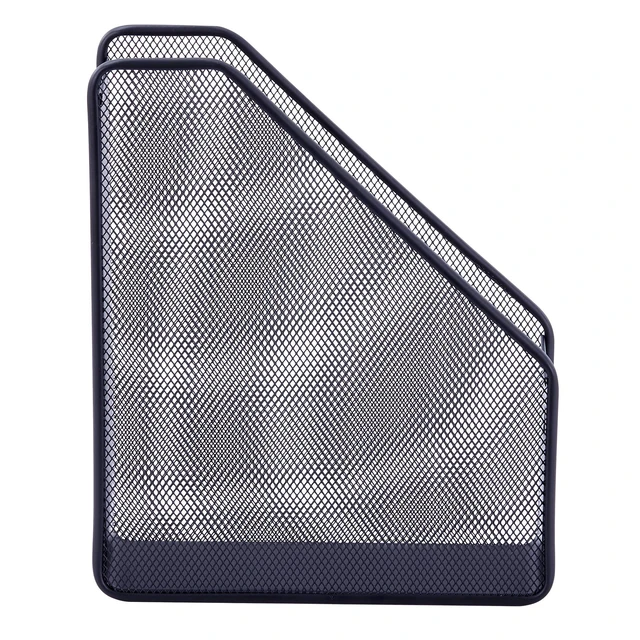 Alt view image 2 of 6 - Pen+Gear Metal Mesh 1-Compartment Magazine File Holder, Black