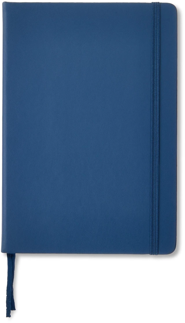 Alt view image 4 of 5 - Pen+Gear Simulated Leather Journal, A5, 5.8in x 8.3in, Indigo, 240 Dotted Pages