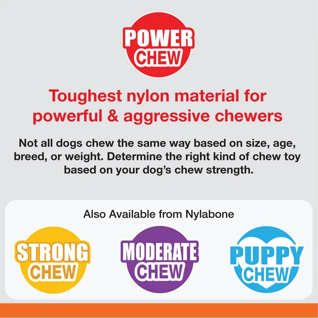 Alt view image 5 of 6 - Nylabone Daily Dental Rubber Braid Bone for Dogs Up to 35lbs