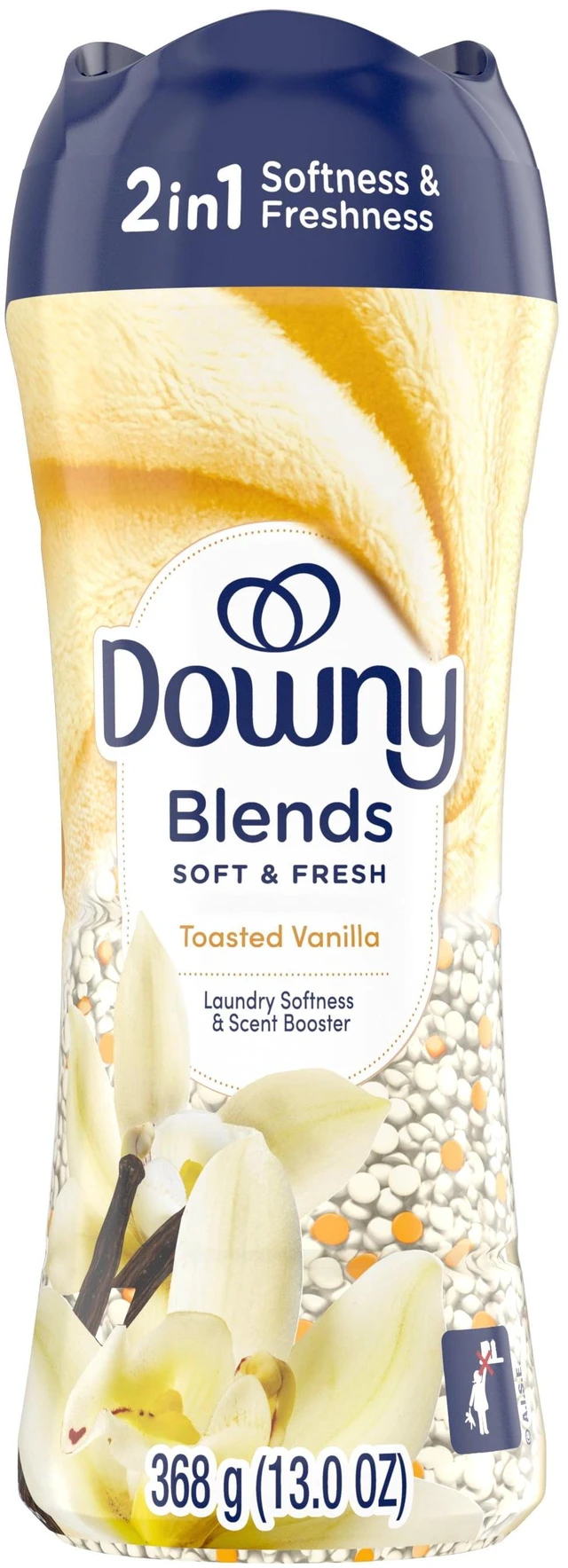 Alt view image 3 of 5 - Downy Blends Soft & Fresh In-Wash Laundry Scent Booster Beads, 13 oz, Toasted Vanilla Scent