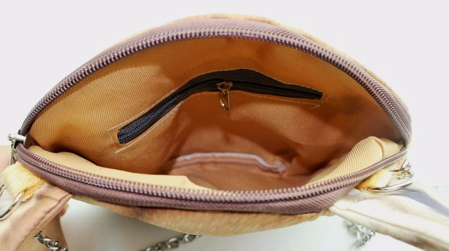 Alt view image 2 of 3 - Women's 3D Print Dog Face Crossbody Bag