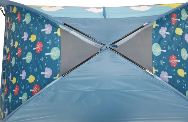 Alt view image 3 of 6 - Crckt Kids Polyester Indoor Camping Play Tent, Majestic Design Print, 60"L x 36"W x 36"H