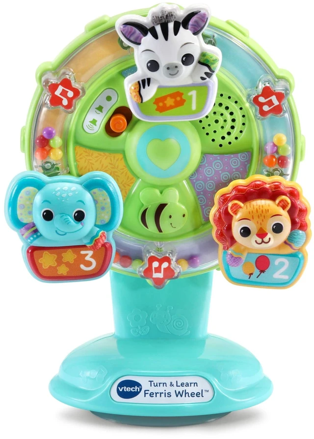 Alt view image 6 of 6 - VTech Turn & Learn Ferris Wheel Baby and Toddler Toy