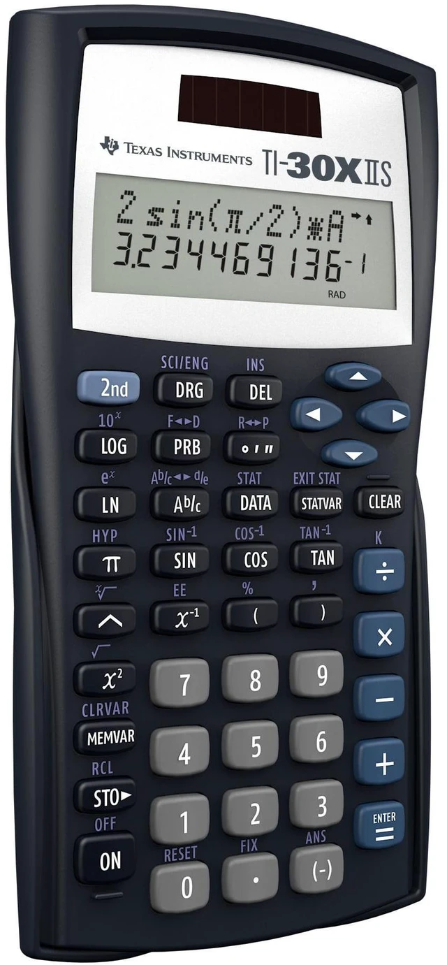 Alt view image 5 of 6 - Texas Instruments TI-30XIIS Two-Line Scientific Calculator