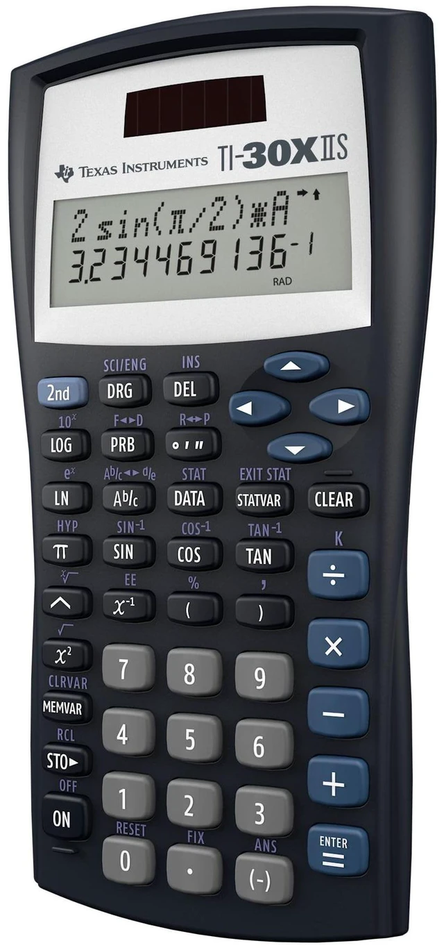 Alt view image 3 of 6 - Texas Instruments TI-30XIIS Two-Line Scientific Calculator