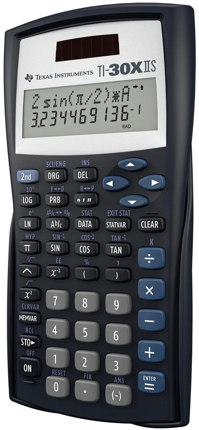 Alt view image 4 of 6 - Texas Instruments TI-30XIIS Two-Line Scientific Calculator
