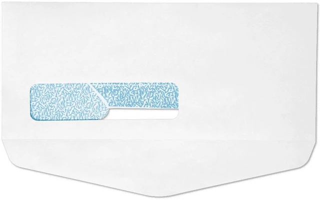 Main image of LUXPaper #10 Window Bottom Flap Envelopes, 4 1/8 x 9 1/2, White, 50/Pack
