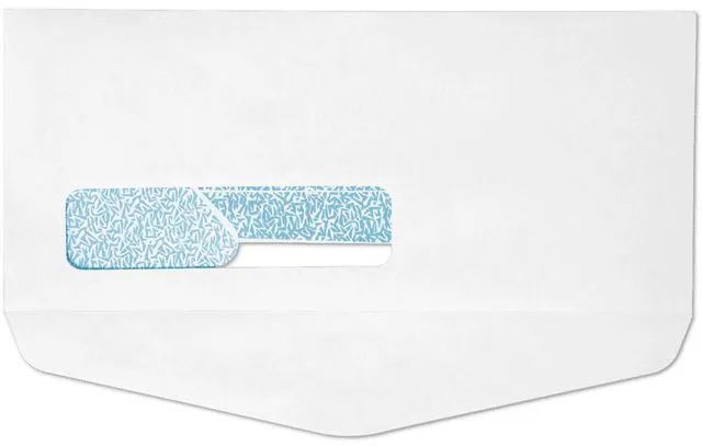 Alt view image 2 of 2 - LUXPaper #10 Window Bottom Flap Envelopes, 4 1/8 x 9 1/2, White, 50/Pack