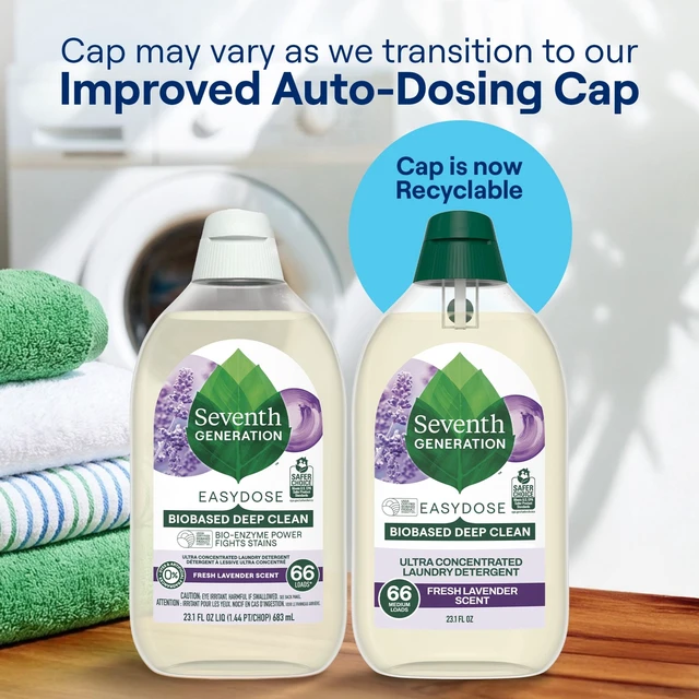 Alt view image 2 of 5 - Seventh Generation Easy Dose Concentrated Liquid Laundry Detergent, Lavender, 23 fl oz, 66 Loads