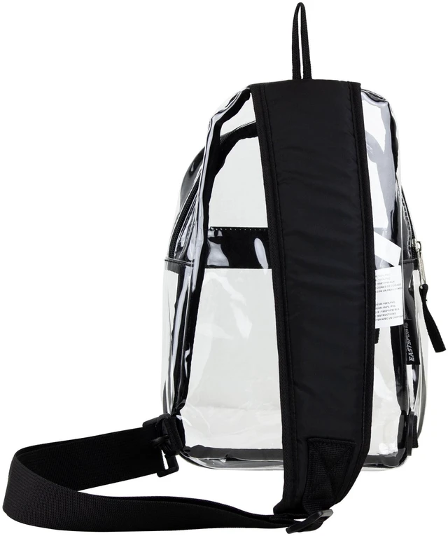 Alt view image 2 of 6 - Eastsport Unisex Clear Sling Stadium Approved Bag, Black Trim