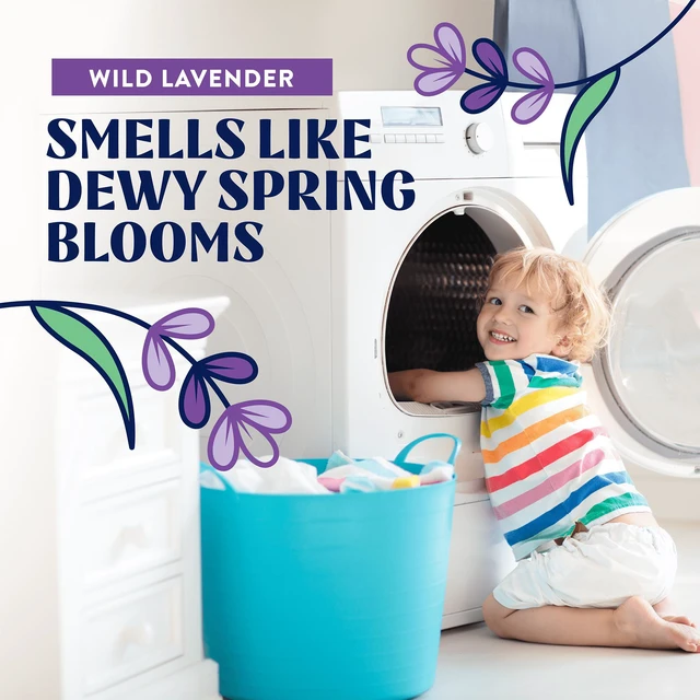 Alt view image 6 of 6 - Cleancult Laundry Detergent Sheets, Wild Lavender Scent, 60 Count