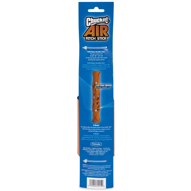 Alt view image 2 of 7 - Chuckit! Air Fetch Rubber Stick Dog Toy, Large 15" Long, Orange, Pack of 1