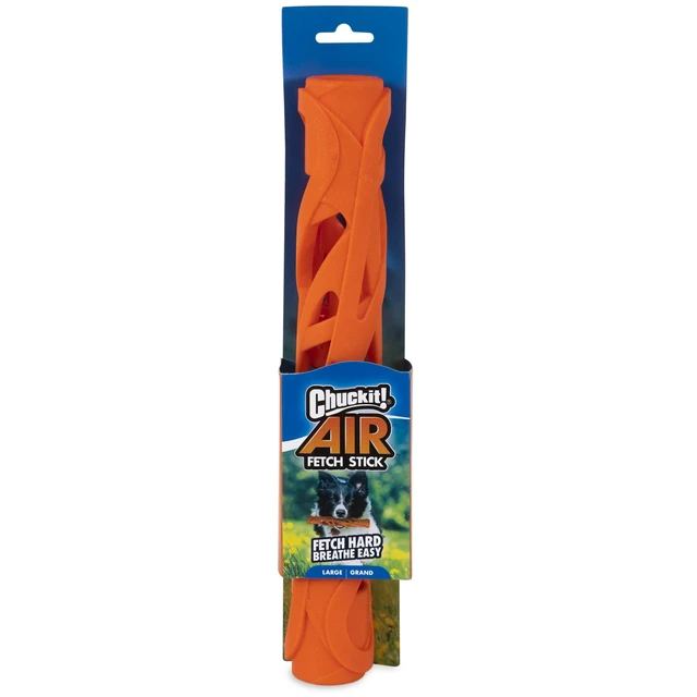 Alt view image 4 of 7 - Chuckit! Air Fetch Rubber Stick Dog Toy, Large 15" Long, Orange, Pack of 1