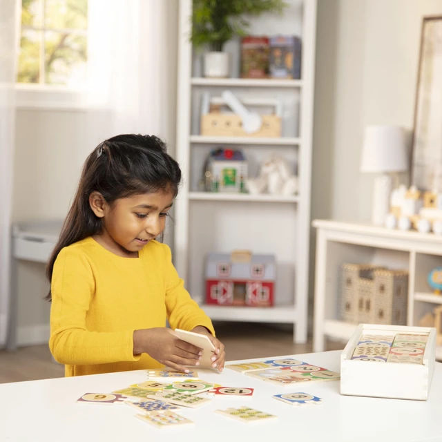 Alt view image 5 of 6 - Melissa & Doug Self-Correcting Wooden Number Puzzles with Storage Box, 40Pcs