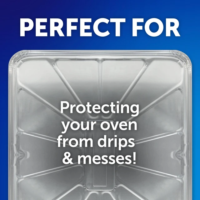 Alt view image 2 of 5 - EZ Foil Disposable Oven Liner Trays, 3 Pack, 18.25 x 15.75 in., 2 Count