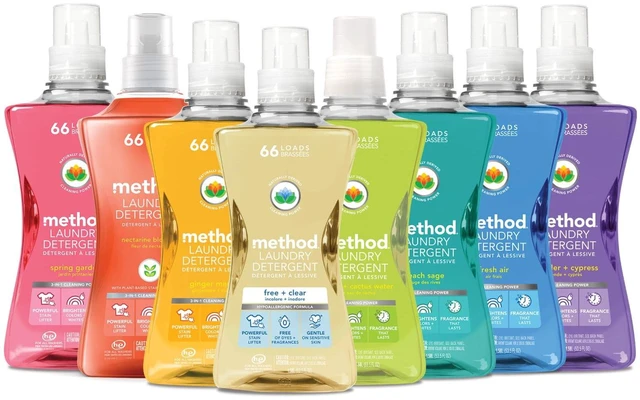 Alt view image 6 of 7 - Method Laundry Detergent Fresh Air, 53.5 fl oz, 66 Loads