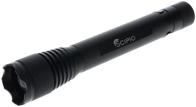Main image of Scipio S3201D 6-Inch Tactical Flashlight, 180 Lumens, Lightweight, Adjustable Beam
