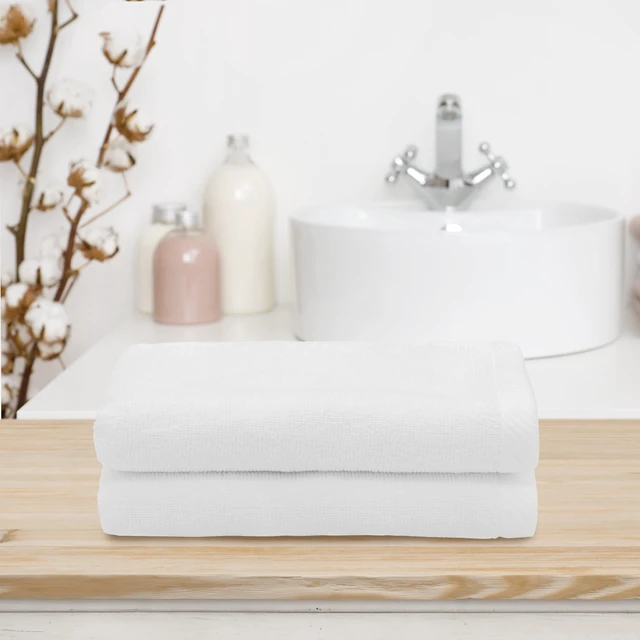 Alt view image 3 of 5 - Linum Home Textiles 100% Turkish Cotton Ediree Fingertip Towels Set of 2