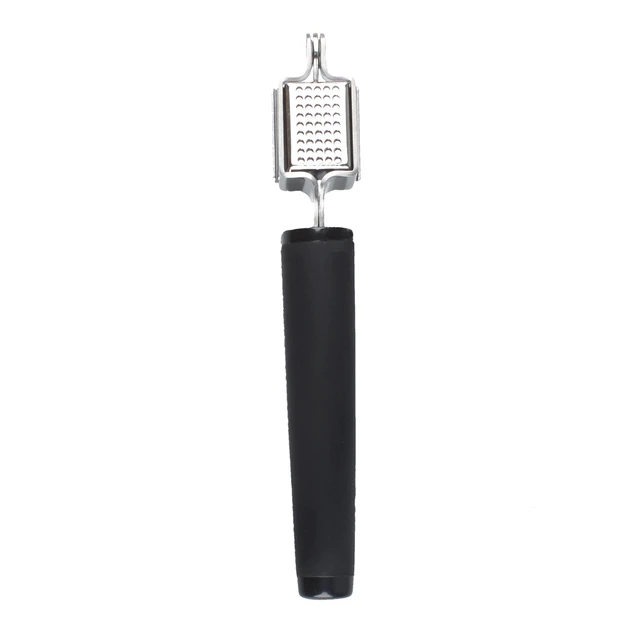 Alt view image 5 of 7 - Kitchenaid 0.58 lb Stainless Steel Garlic Press with Black Rubber Handle