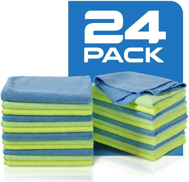 Main image of Zwipes Microfiber Cleaning Cloths, Multicolor, 24 Pack