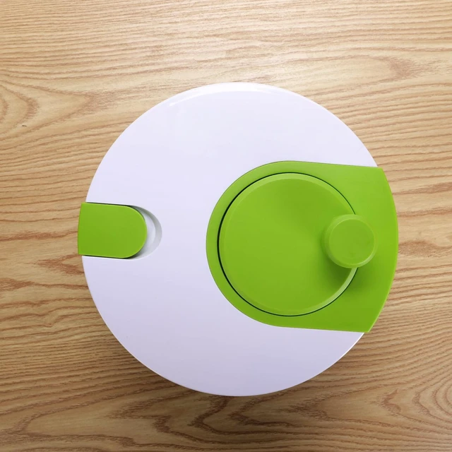 Alt view image 5 of 7 - Mainstays 4qt Salad Spinner Vegetable Dryer, Green, BPA-Free