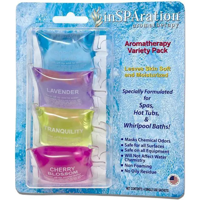 Alt view image 2 of 2 - InSPAration Spa & Bath Aromatherapy Liquid Variety Pack, 4 Scents, 4 oz Each, 3 Pack