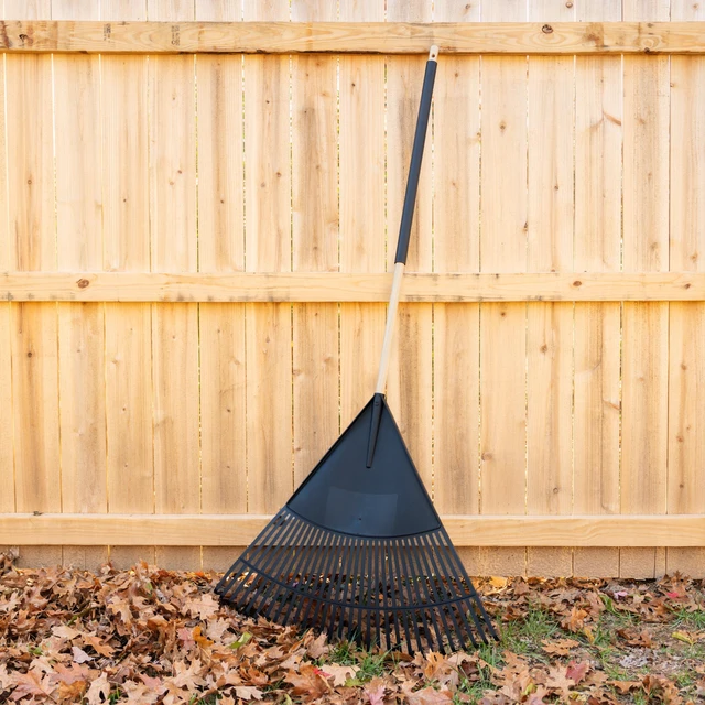Alt view image 6 of 6 - Expert Gardener 30in Wood and Poly Leaf Rake