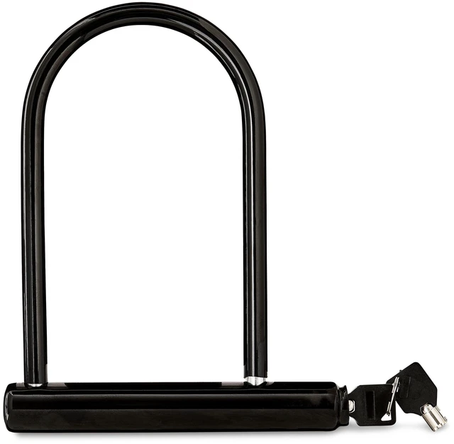 Main image of Concord Bike U-Lock with Key, 9.5in, Black