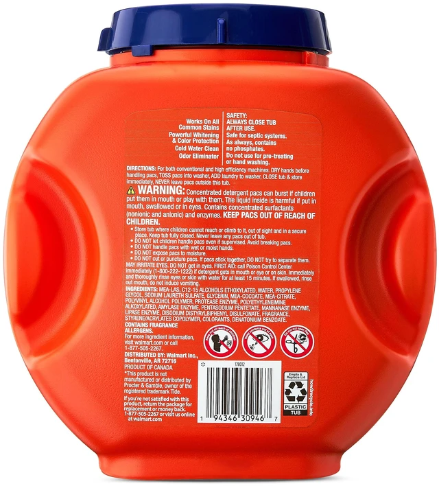 Alt view image 4 of 7 - Great Value Premium Clean Laundry Pacs 76 Count Original Scent