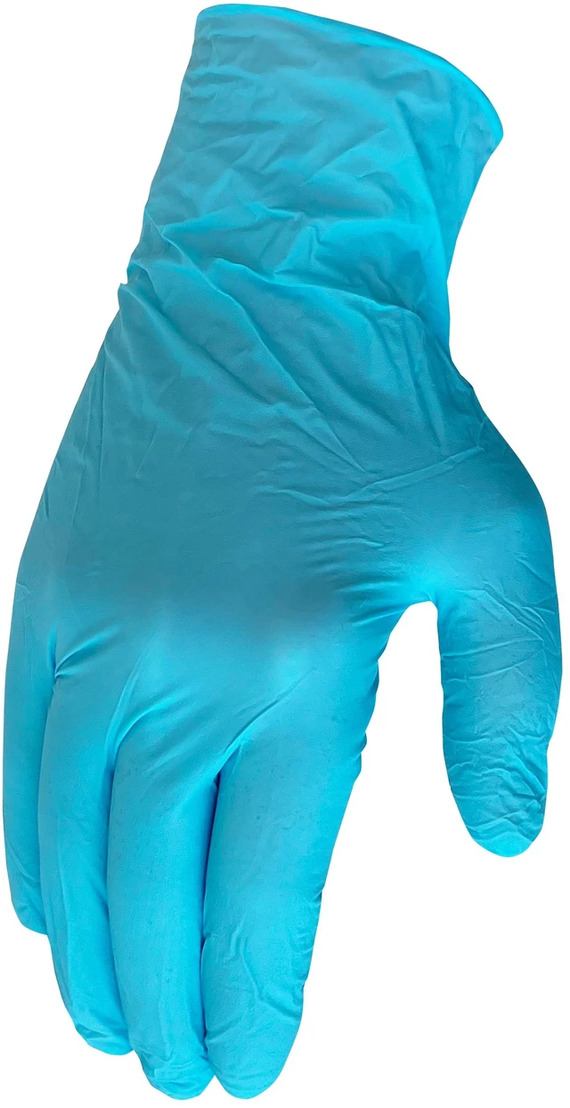 Alt view image 6 of 6 - AWP Pro Disposable Nitrile Gloves, Latex-Free, Unisex, Blue, 50 Count