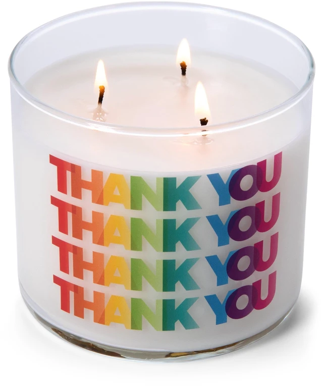 Alt view image 2 of 6 - Colonial Candle Thank You 14.5Oz Scented 3-Wick Candle