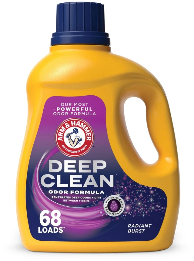 Main image of ARM & HAMMER Deep Clean Odor Formula Liquid Laundry Detergent, 102 fl oz, 68 Loads